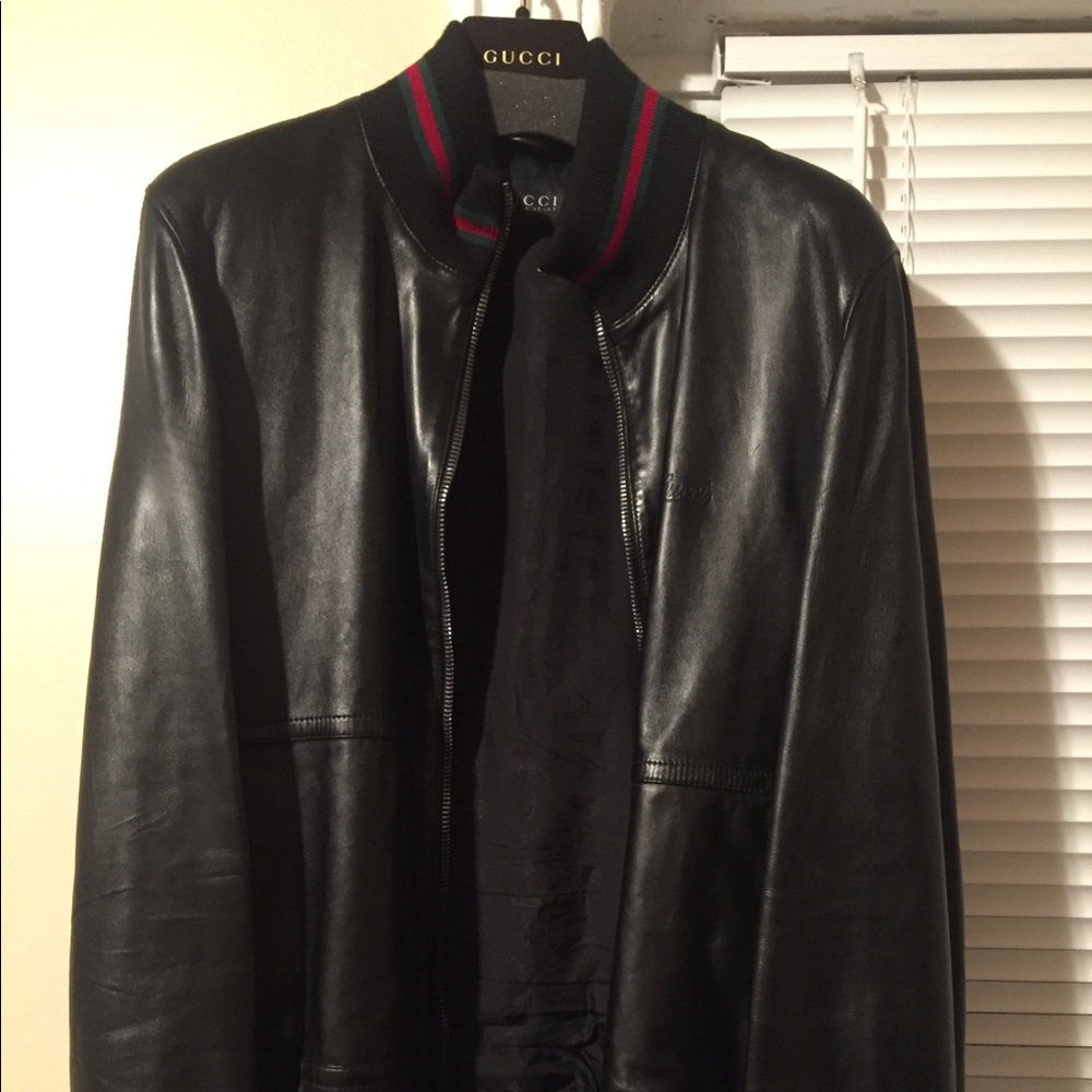 Gucci leather Jacket